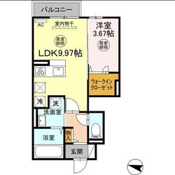 リルシア八戸の物件間取画像